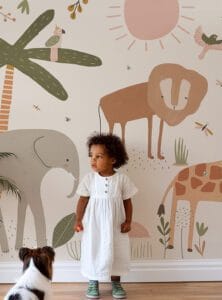 Naif Jungle Creatures - Little Hands Wallpaper Shop
